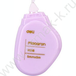Корректирующая лента 5мм* 5м Macaron /корпус - ассорти, туба | Фото 4
