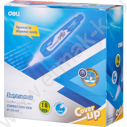 Корректор шариковый  3мл / корпус - голубой /картонный дисплей | Фото 4