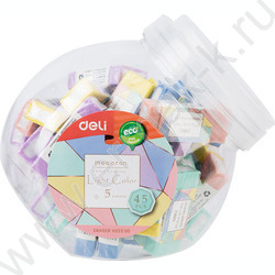 Ластик цветной "Macaron" /50*20*11мм /ассорти, пласт. туба | Фото 3