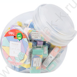 Ластик цветной "Macaron" /50*20*11мм /ассорти, пласт. туба | Фото 4