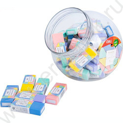 Ластик цветной "Macaron" /50*20*11мм /ассорти, пласт. туба | Фото 5