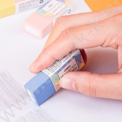 Ластик цветной "Macaron" /50*20*11мм /ассорти, пласт. туба | Фото 6