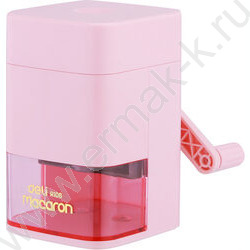 Точилка механическая 1 отверстие Macaron пластик /ассорти | Фото 2