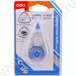 Корректирующая лента 5мм* 6м /прозрачный корпус, блистер, европодвес | Фото 3