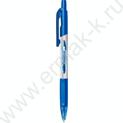 Ручка шар авт синяя 0,7мм X-tream /резин. манжета, корпус - синий металлик | Фото 1