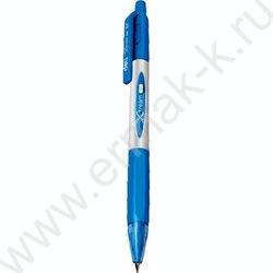 Ручка шар авт синяя 0,7мм X-tream /резин. манжета, корпус - синий металлик | Фото 2