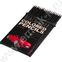 Карандаши пластиковые 18цв BlackWoodColor 4вида | Фото 3