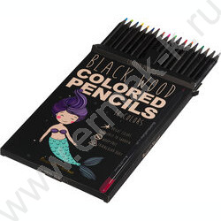 Карандаши пластиковые 18цв BlackWoodColor 4вида | Фото 4