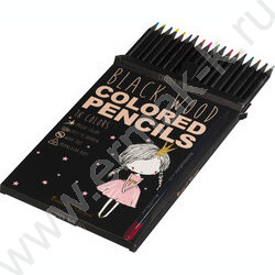 Карандаши пластиковые 18цв BlackWoodColor 4вида | Фото 5