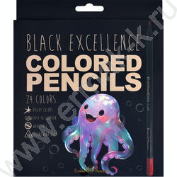 Карандаши пластиковые 24цв BlackWoodColor 4вида | Фото 4