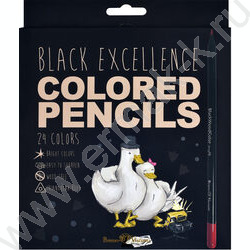 Карандаши пластиковые 24цв BlackWoodColor 4вида | Фото 5