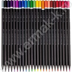 Карандаши пластиковые 24цв BlackWoodColor 4вида | Фото 6