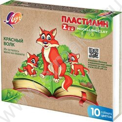 Пластилин  10цв 150г "ZOO" /картон.кор. | Фото 1