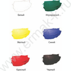 Краски акриловые  6цв 20мл "Хобби", декоративные /картон. кор. | Фото 4