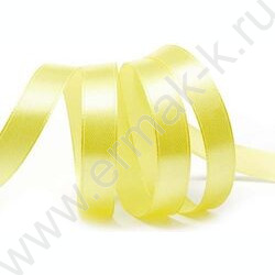 Лента д/упаковки 12мм*22м "Атласная.Классика" желтый | Фото 1