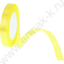 Лента д/упаковки 12мм*22м "Атласная.Классика" желтый | Фото 2