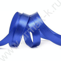 Лента д/упаковки 12мм*22м "Атласная.Классика" синий | Фото 1