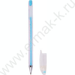 Ручка гелевая голубая пастель 0,8мм  "Hi-Jell Pastel" | Фото 2