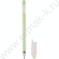 Ручка гелевая зеленая пастель 0,8мм  "Hi-Jell Pastel" | Фото 2