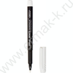 Маркер перм. /белый/ 1мм круг | Фото 1