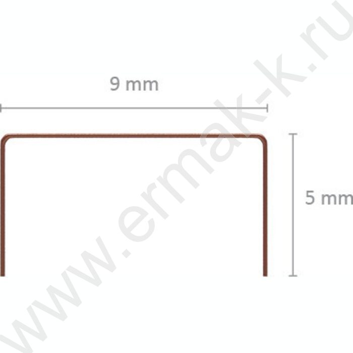 Скобы №10 /1000шт медные | Фото 3