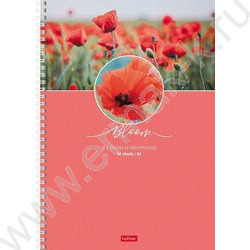 Тетрадь  96л А4 клетка/спираль "Красота цветения" 4вида | Фото 1