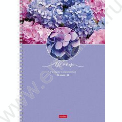 Тетрадь  96л А4 клетка/спираль "Красота цветения" 4вида | Фото 2