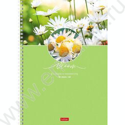 Тетрадь  96л А4 клетка/спираль "Красота цветения" 4вида | Фото 4