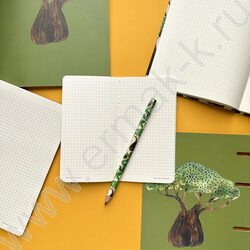 Блокнот  30л А6 "Баобаб" 70 г/м2 бежевая бумага | Фото 6