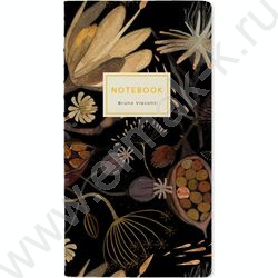 Блокнот  30л А6 "Ночные цветы" 70 г/м2 бежевая бумага | Фото 1