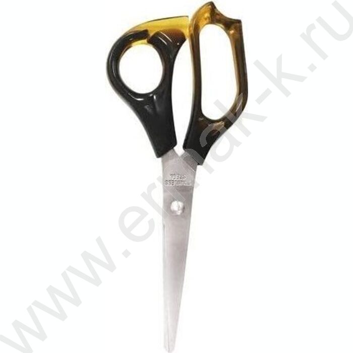 Ножницы 18см полупрозрачные пластиковые ручки | Фото 1