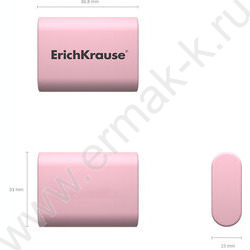 Ластик цветной прямоугольный "Sponge Pastel" | Фото 3