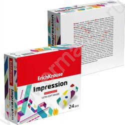 Ластик цветной прямоугольный "Impression" | Фото 3