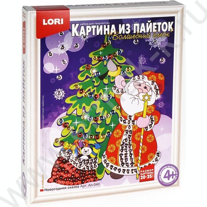 Набор д/творчества Картина из пайеток "Новогодняя сказка" | Фото 1