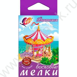 Мелки масляные  6цв Фантазия европодвес | Фото 1