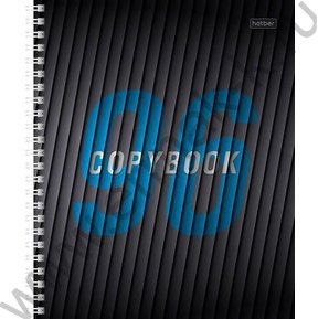 Тетрадь  96л клетка/спираль "Девяносто шесть" /матов. ламинация/ ассорти