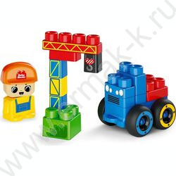 Конструктор пластиковый Baby Blocks "На стройке" 21 дет | Фото 2