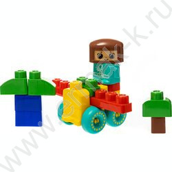 Конструктор пластиковый Baby Blocks "Самолетик" 20 дет | Фото 4