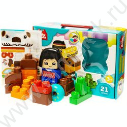 Конструктор пластиковый Baby Blocks "Север" 21 дет | Фото 2