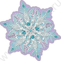 Украшение на скотче Снежинка | Фото 1