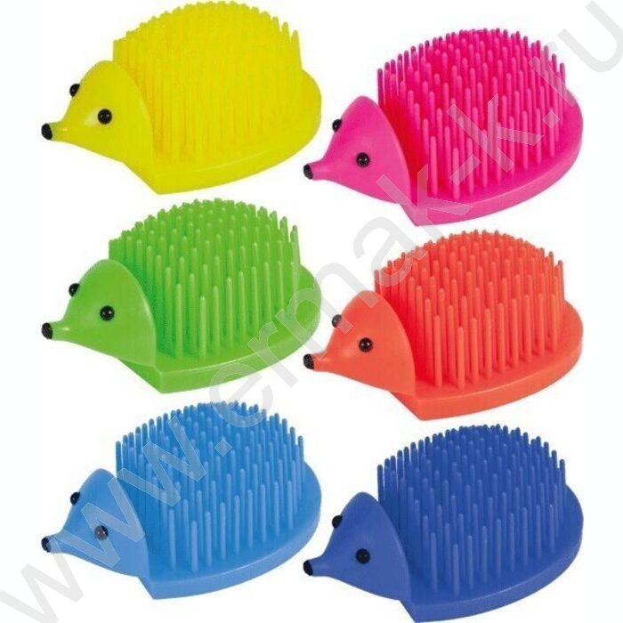 Подставка д/пишущих принадлежностей и бумаг в форме Ежика 13,5*8*6см /пластик, ассорти | Фото 1