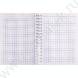 Зап. книжка  80л А6 спираль/бумвинил Metallic Мята | Фото 3