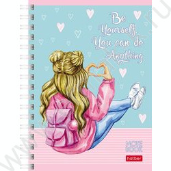 Зап. книжка  80л А6 спираль Жизнь прекрасна! | Фото 3