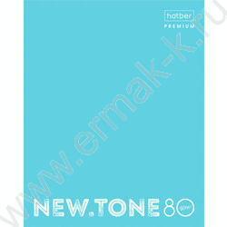 Тетрадь  80л клетка "NEWtone PASTEL Незабудка" /глянец/ | Фото 1