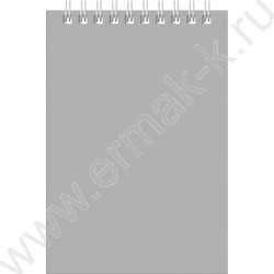Блокнот  60л А6 спираль "д/Конференций" серый | Фото 1