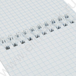 Блокнот  60л А6 спираль "д/Конференций" серый | Фото 4