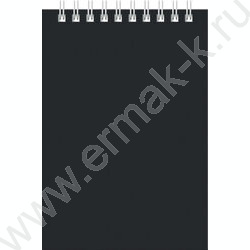 Блокнот  60л А6 спираль "д/Конференций" черный | Фото 1