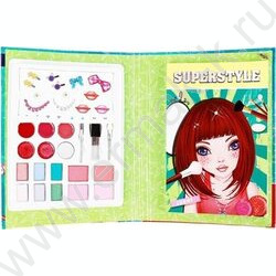 Альбом д/творчества Стилист в папке,40стр. с контуром,2стр.с наклейками,косметика | Фото 2