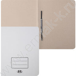 Скоросшиватель A4 30мм (250x35x315 мм) микрогофрокартон, белый, до 250л, пробитый | Фото 2