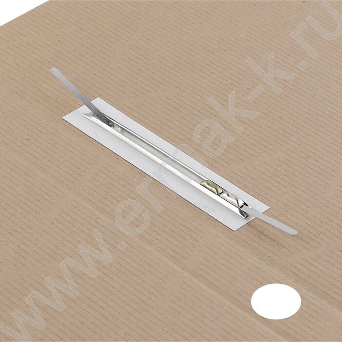 Скоросшиватель A4 30мм (250x35x315 мм) микрогофрокартон, белый, до 250л, пробитый | Фото 3